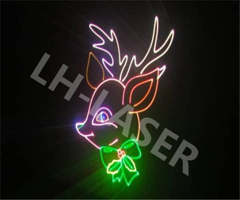 Купить лазер уличный анимационный 4000mW (4W) 3D SD RGB