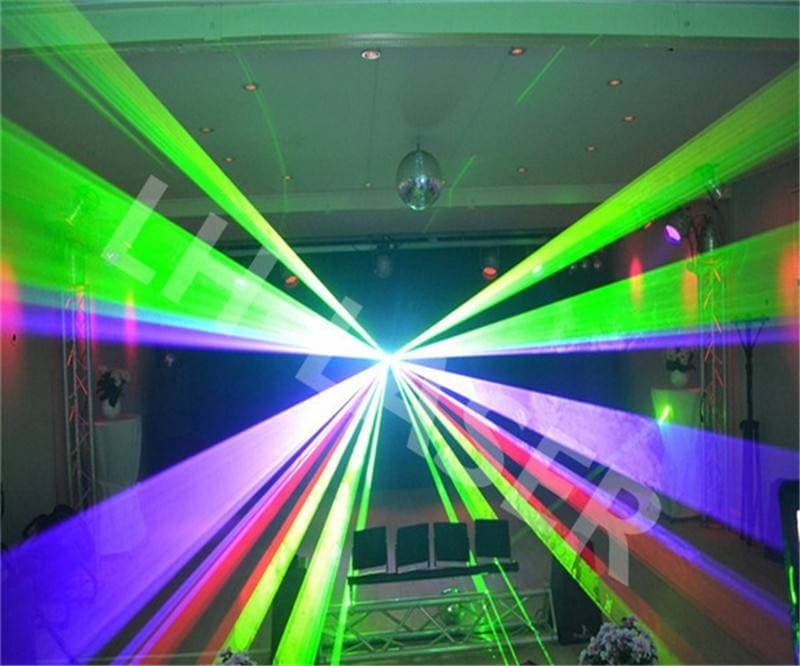 Купить лазер уличный анимационный 4000mW (4W) 3D SD RGB