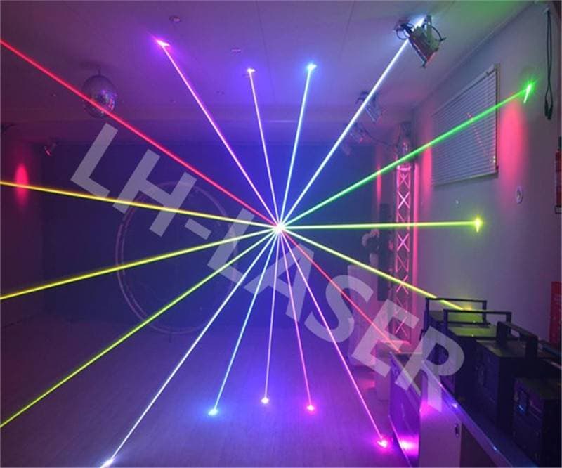 Купить лазер уличный анимационный 4000mW (4W) 3D SD RGB
