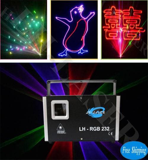 Купить лазер анимационный уличный 1200mW 3D SD RGB