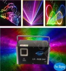 Лазер 2000mW 3D SD RGB DMX-512