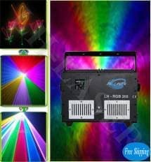 Лазер 4000mW 3D SD RGB ILDA Galvo