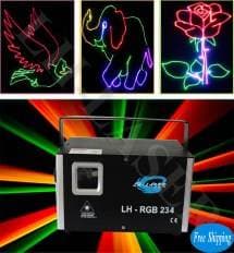 Лазер программируемый 1500mW 3D SD RGB