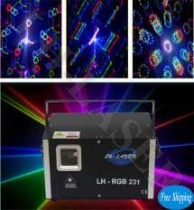 Лазер рассеивающий 1200mW 3D SD RGB