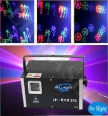 Лазер рассеивающий 1500mW 3D SD RGB
