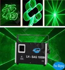 Лазер зеленый 1000mW SD card