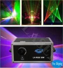 Лазер 30W 30000mw 3D SD RGB ILDA